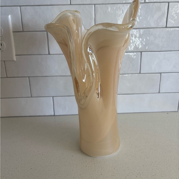 Vtg Murano Vetro Eseguito Secondo La Tecnica Dei Maestri Di Art Glass Lily Vase - Picture 2 of 9